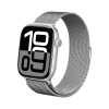 Crong Milano Steel - Βραχιόλι Milano για Apple Watch 40/41/42 mm (ασημί)