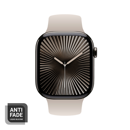 Curea Crong Liquid pentru Apple Watch 38/40/41/42mm (bej piatră)