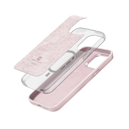 Crong Color Cover LUX Magnetic - Θήκη MagSafe για iPhone 15 Plus (ροζ)