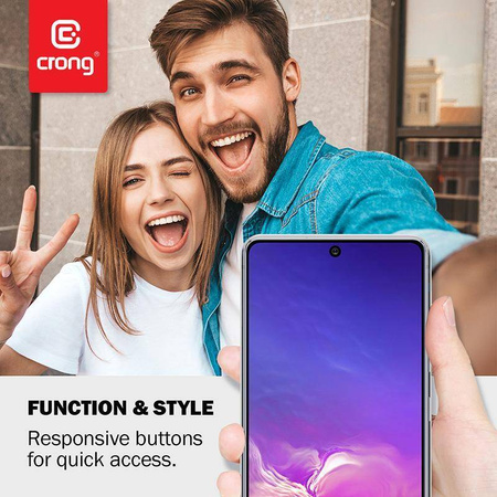 Etui Crong Crystal Slim Cover do Xiaomi Mi Note 10 / Mi Note 10 Pro Bezbarwne