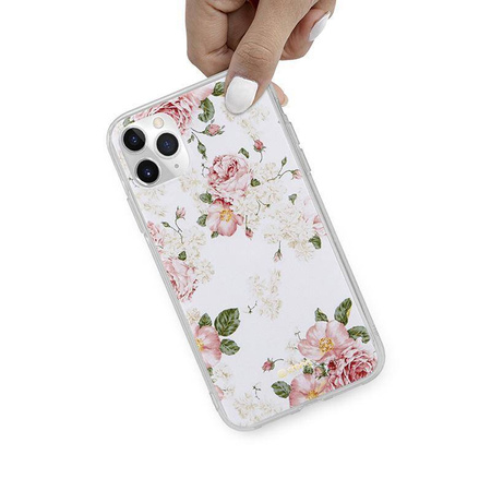Etui Crong Flower Case do iPhone 11 Pro Kolorowe Plecki Kwiaty Kobiece 02