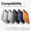 Crong Hybrid Frost MAG Cover - MagSafe калъф за iPhone 17 Pro Max (черен)
