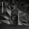 Crong Clear MAG Pro - iPhone 15 MagSafe Case (Black)