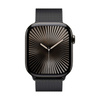 Pasek Crong Milano Steel do Apple Watch 49/46/45/44 mm Bransoleta Grafitowa