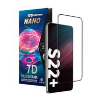 Crong 7D Nano Flexible Glass - 9H hibrid üveg a teljes Samsung Galaxy S22+ képernyőhöz