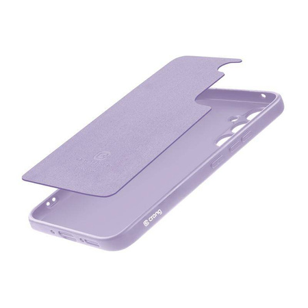 Crong Color Cover - Silikonové pouzdro pro Samsung Galaxy A34 5G (fialové)