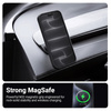 Crong Hybrid Matte Magnetic - MagSafe калъф за iPhone 18 Pro / 17 Pro (бордо)