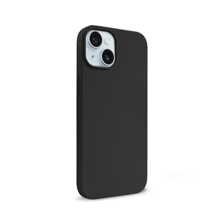Etui do iPhone 15 Crong Color Cover Silikonowy Case Ochronny Czarny