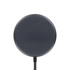 Crong MagSpot Wireless Charger – Aluminium MagSafe 15W Induktives Ladegerät (Graphit)