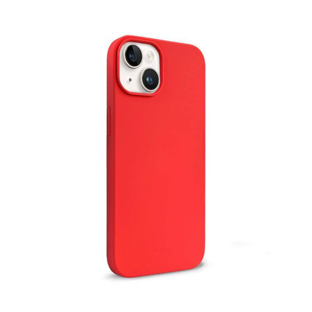 Crong Color Cover - Silikonové pouzdro pro iPhone 14 (červené)