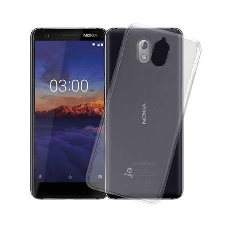 Crong Crystal Slim Cover - Nokia 3.1 Case (transparent)