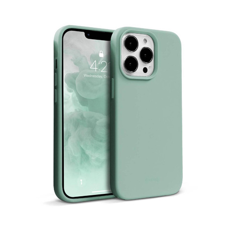 Crong Color Cover - Silikonové pouzdro pro iPhone 13 Pro (Mint)