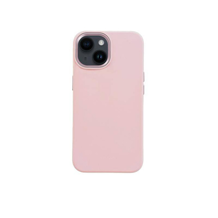 Etui Crong Color Cover LUX Magnetic do iPhone 15 Plus MagSafe Silikon Różowe