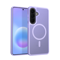Crong Hybrid Matte Magnetic - MagSafe Case for Samsung Galaxy A57 (lavender)