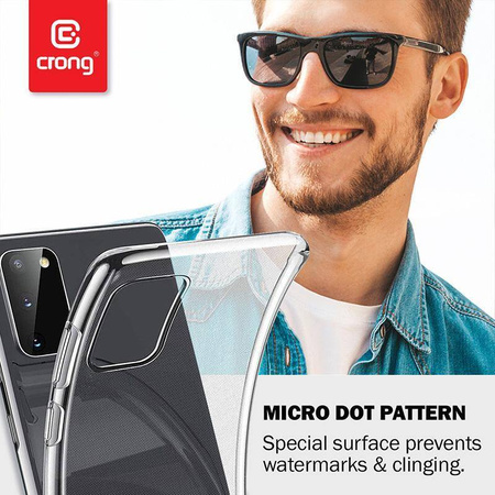 Crong Crystal Slim Cover - Xiaomi Mi Note 10 / Mi Note 10 Pro Hülle (Transparent)