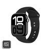 Pasek Crong Liquid do Apple Watch 42/41/40/38 mm Czarny Silikonowy