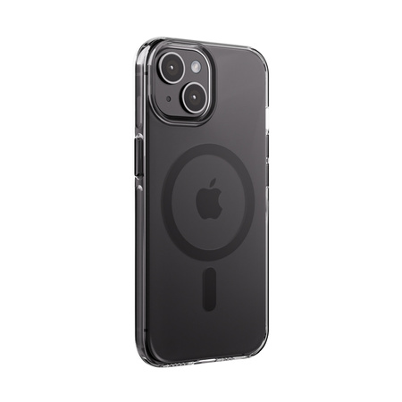 Crong Clear MAG Pro - pouzdro MagSafe pro iPhone 15 (černé)
