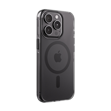 Carcasă Crong Clear MAG Pro - iPhone 15 Pro MagSafe (Negru)