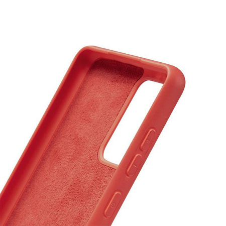 Etui do Samsung Galaxy A72 Crong Color Cover Silikonowy Case Ochronny Czerwony