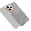 Etui Crong Essential Cover do iPhone 11 Pro Skórzane Szare Plecki