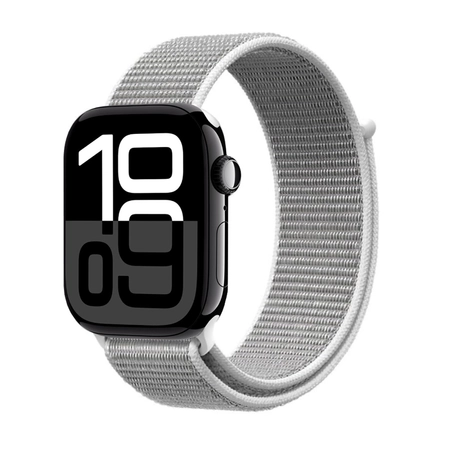 Crong Nylon - Sport Band for Apple Watch 38/40/41/42 mm (Silver Gray)