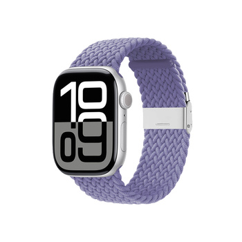 Crong Wave Band - Πλεκτό λουράκι για Apple Watch 38/40/41 mm (μοβ)