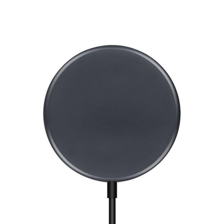 Crong MagSpot Wireless Charger – Aluminum MagSafe 15W Inductive Charger (Graphite)