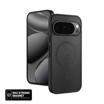 Crong Hybrid Matte Magnetic - kryt MagSafe pro Google Pixel 10 Pro XL (černý)