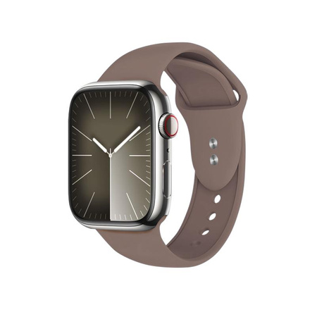 Crong Liquid - Řemínek pro Apple Watch 38/40/41 mm (hnědý)