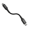 Kabel USB C Crong Armor Link 60W PD 3A 10Gbps szybki przesył czarny 25cm