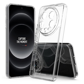 Crong Crystal Shield Cover - Funda para Xiaomi 14 Ultra (transparente)