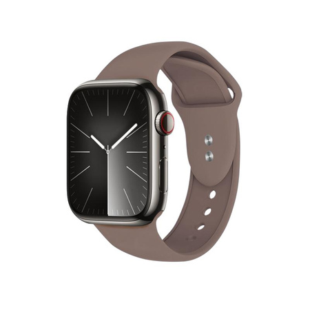 Crong Liquid - Řemínek pro Apple Watch 38/40/41 mm (hnědý)