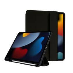Crong FlexFolio - iPad 10.2" (2021-2019) Case with Apple Pencil (black)