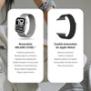Crong Milano Steel - Milanaisearmband für Apple Watch 44/45/46/49 mm (silber)