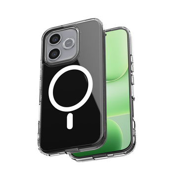 Crong Hybrid Clear Magnetic - MagSafe Honor 600 Lite 5G tok (átlátszó)