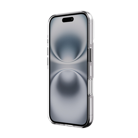 Crong Clear MAG Pro - Custodia MagSafe per iPhone 16 (trasparente)