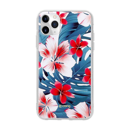 Etui Crong Flower Case do iPhone 11 Pro Kolorowe Plecki Kwiaty Kobiece 03
