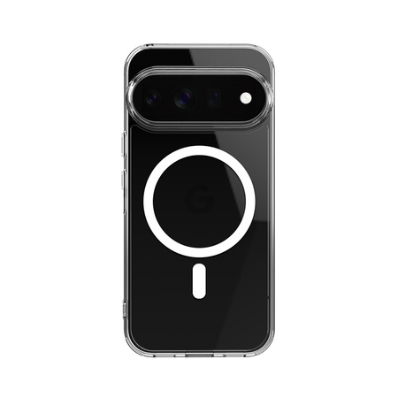 Etui Crong Hybrid Clear Magnetic do Google Pixel 11 MagSafe Przezroczyste