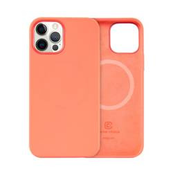 Crong Color Cover Magnetisch - iPhone 12 / iPhone 12 Pro MagSafe Hülle (koralle)