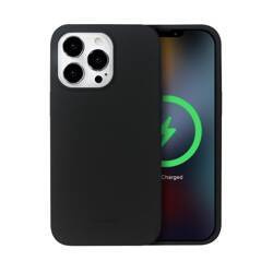 Μαγνητική θήκη Crong Color Cover - iPhone 13 Pro MagSafe Case (μαύρο)