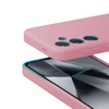 Etui do Samsung Galaxy S24 Plus Crong Color Cover Silikonowy Case Ochronny Różowy