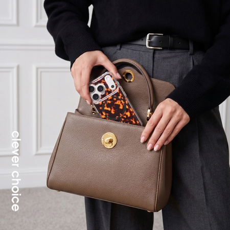 Crong Deluxe MAG Cover - Carcasă MagSafe pentru iPhone 17 Pro Max (broască țestoasă)
