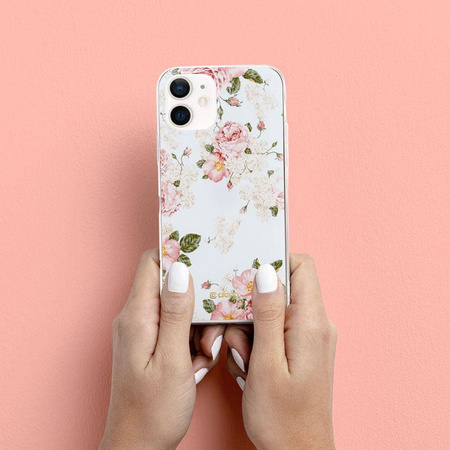 Crong Flower Case - pouzdro pro iPhone 12 / iPhone 12 Pro (vzor 02)