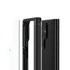 Etui Przezroczyste do Samsung Galaxy S22 Ultra Crong Hybrid Clear Cover Case z Czarną Ramką