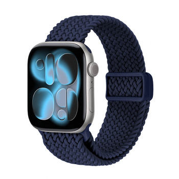 Crong Wave Band - Braided strap for Apple Watch 38/40/41/42 mm (navy blue)