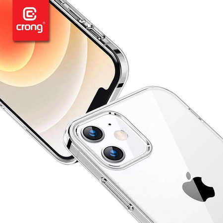 Crong Crystal Slim Cover - Θήκη για iPhone 12 / iPhone 12 Pro (Διαφανής)