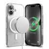 Crong Clear MAG Cover - Калъф MagSafe за iPhone 16 (прозрачен)