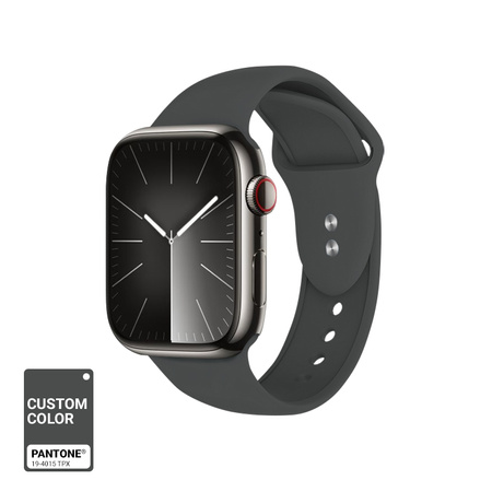 Crong Liquid - Pasek do Apple Watch 42/44/45/49 mm (grafitowy)