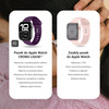 Pasek Crong Liquid do Apple Watch 42/41/40/38 mm Kamienny Beż Silikonowy