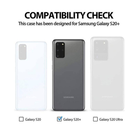 Crong Color Cover - Θήκη Samsung Galaxy S20+ (μαύρο)